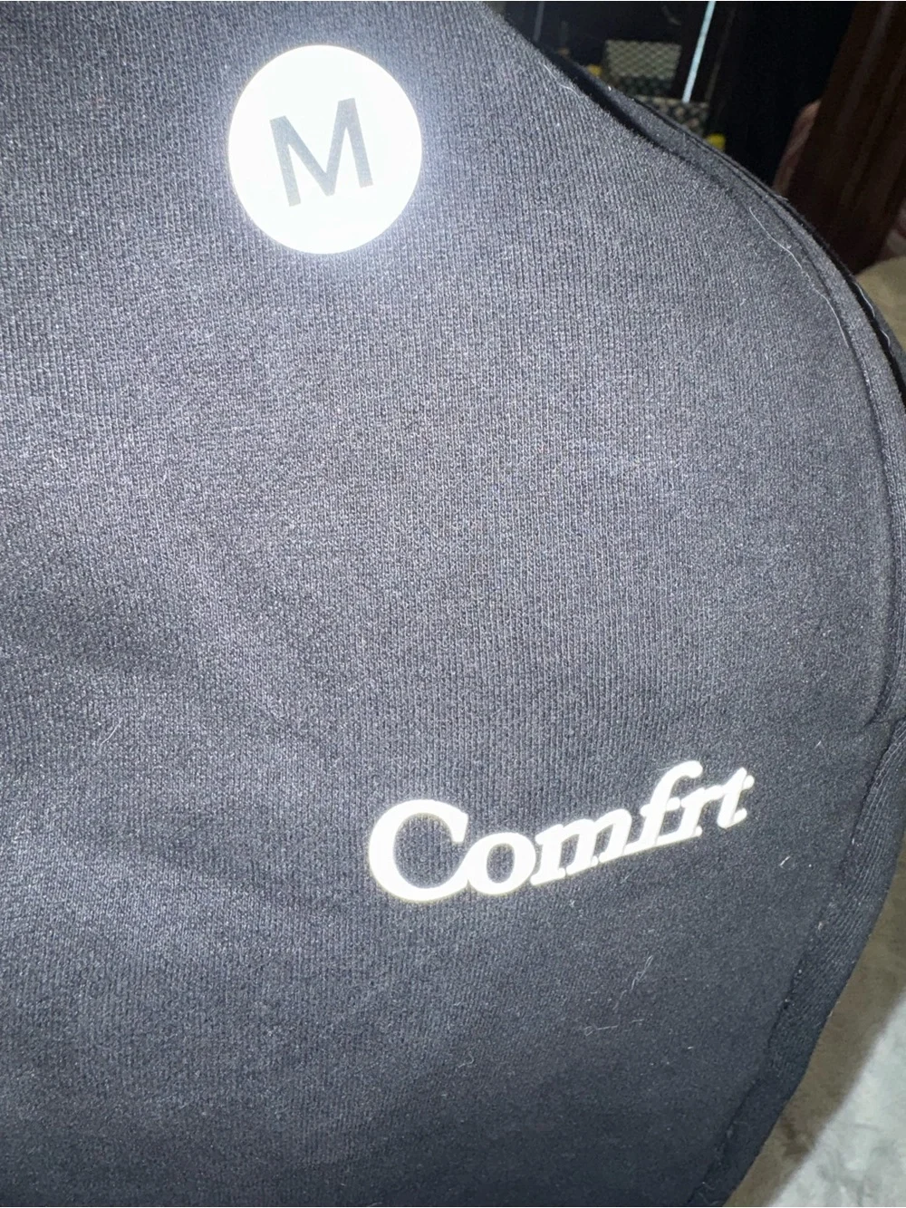Comfrt Black Heavyweight Fleece Sweatpants Joggers Medium Like New. $50 OBO